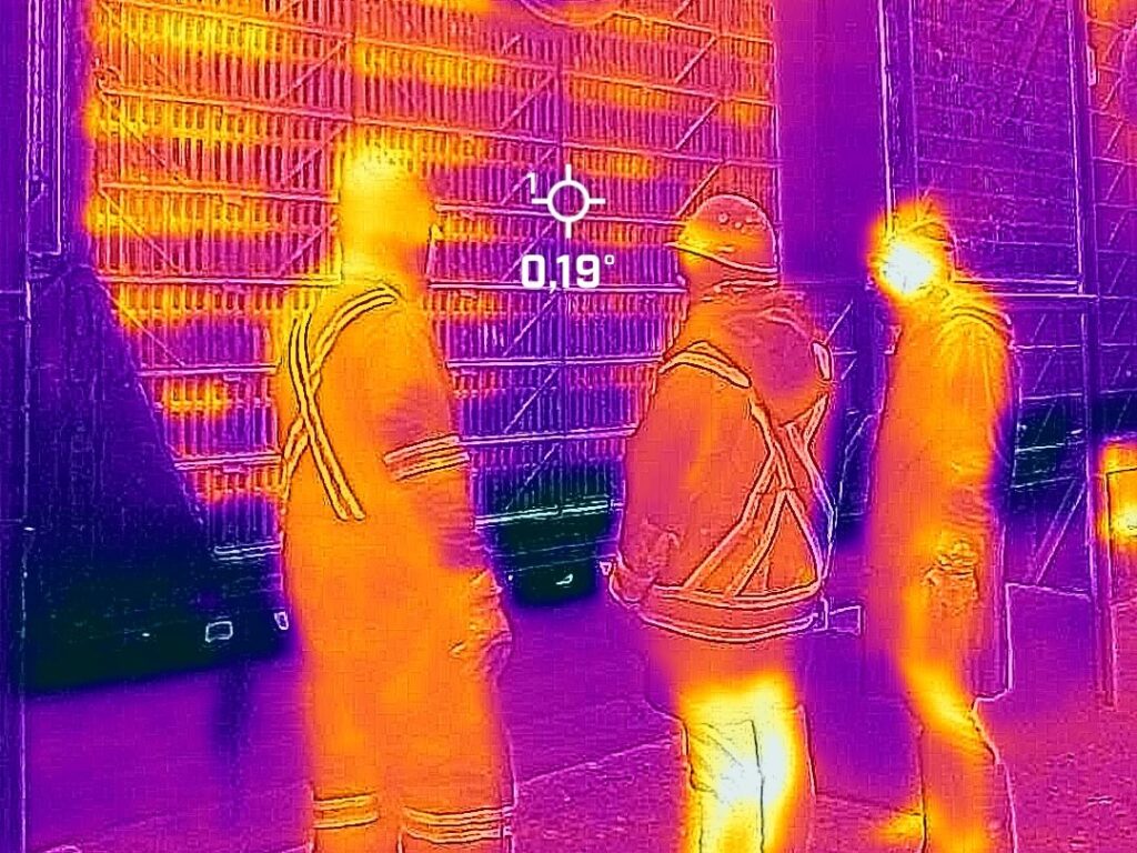 Mesure thermographique lors d’une évaluation technique en installation agroalimentaire
