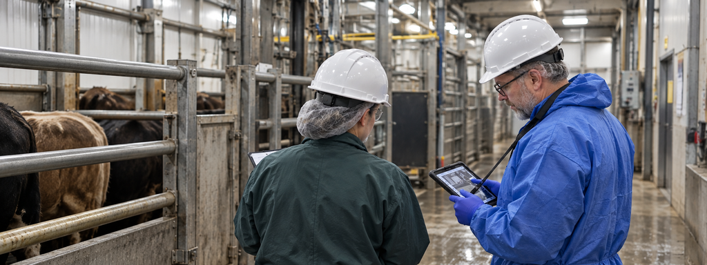 Évaluation technique de pratiques de manipulation des bovins en installation agroalimentaire
